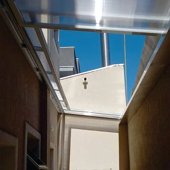 Cobertura Retrátil de Policarbonato para varanda em São Bernardo do Campo SP